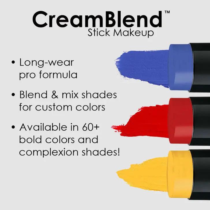 Mehron Makeup CreamBlend Stick Silver