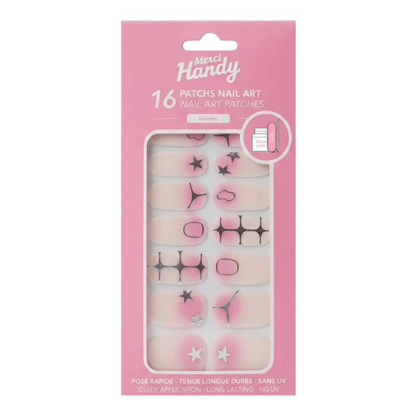 Merci Handy Nail Art Patches Unicorn