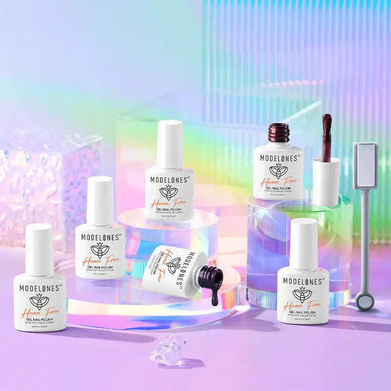 Modelones Gel Nail Polish Set Gloaming Coral
