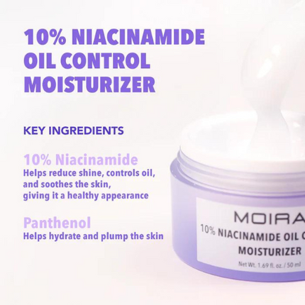 Moira 10% Niacinamide Oil Control Moisturizer