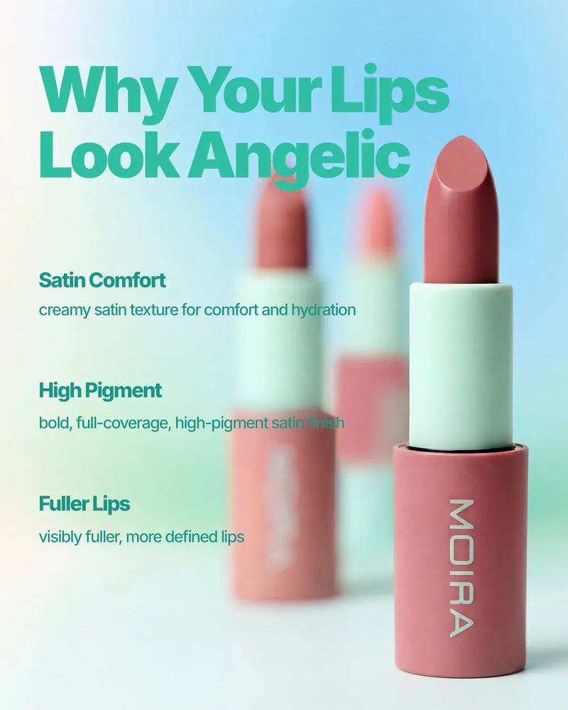 Moira Angel Satin Lipstick 003 Soft Wing