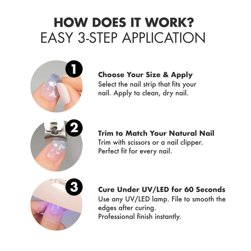 MoYou London UV Gel Strips All You Need Is Less