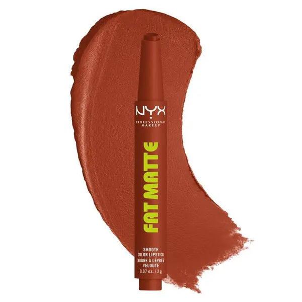 NYX Professional Makeup Fat Matte Smooth Color Lipstick Beary Nude
