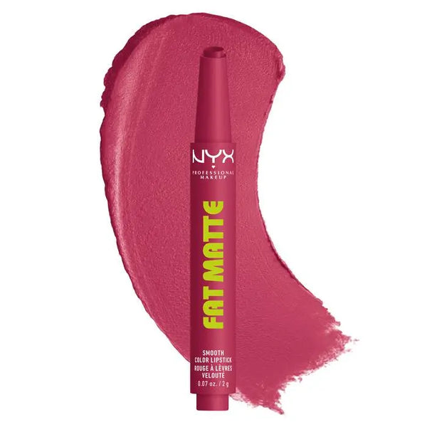 NYX Professional Makeup Fat Matte Smooth Color Lipstick Blush Blanket