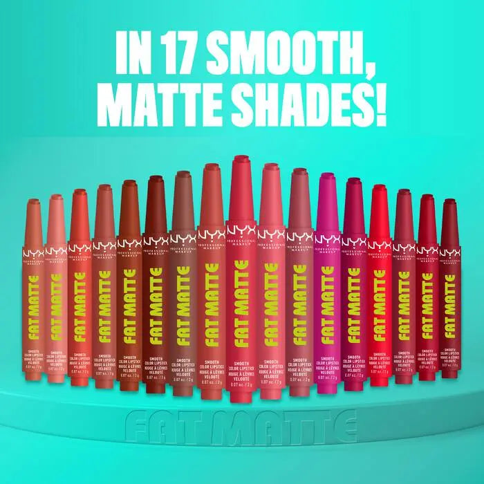 NYX Professional Makeup Fat Matte Smooth Color Lipstick Cocoa Cuddles
