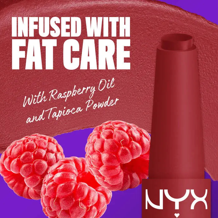 NYX Professional Makeup Fat Matte Smooth Color Lipstick Mauve Cloud