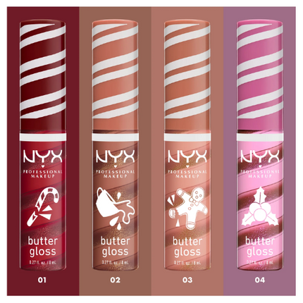 NYX Professional Makeup Holiday Collection Butter Gloss 04 Holly Berry Swirl