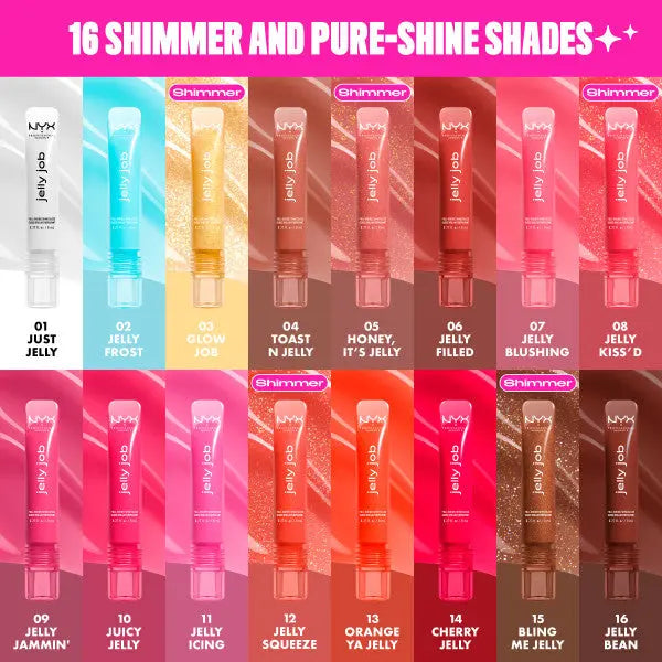 NYX Professional Makeup Jelly Job Lipgloss Glow Job
