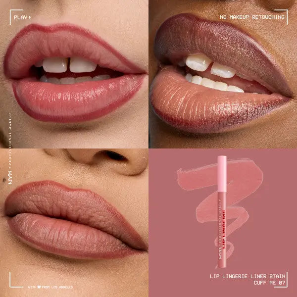 NYX Professional Makeup Lip Lingerie Lip Liner Stain Cuff Me