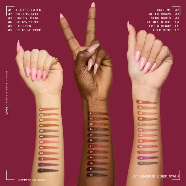 NYX Professional Makeup Lip Lingerie Lip Liner Stain Hot & Heavy