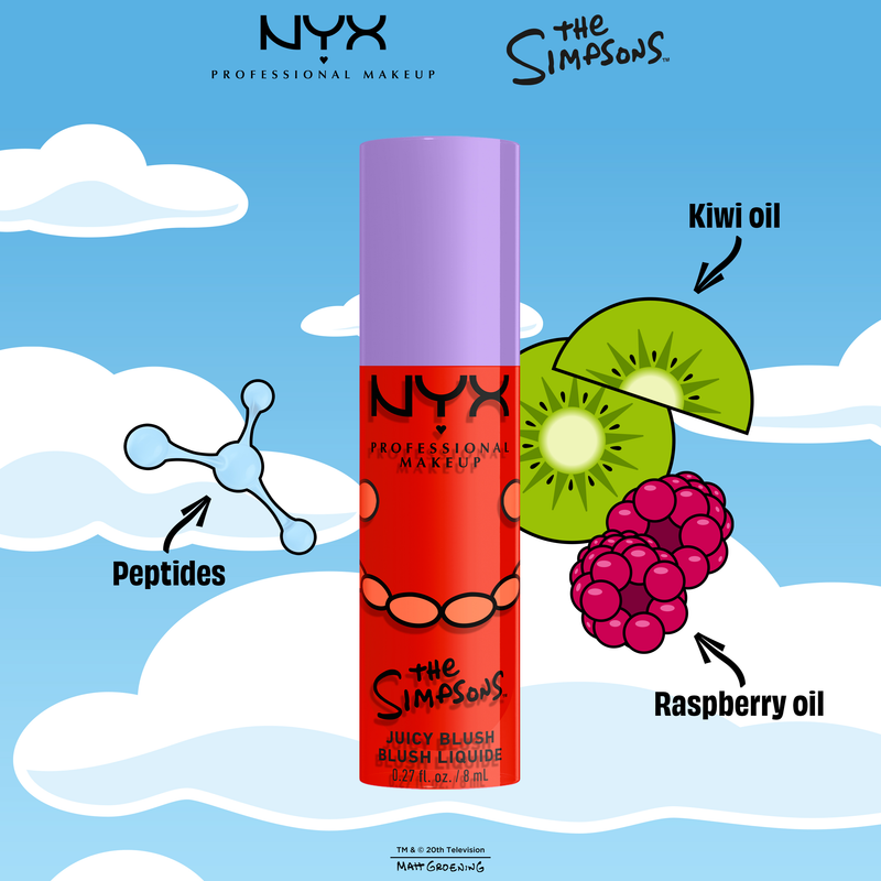 NYX Professional Makeup Saucy Sisters Juicy Liquid Blush Selma Snarky Scarlet