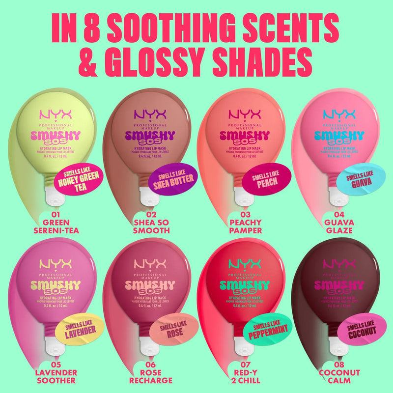 NYX Professional Makeup Smushy SOS Lip Mask 01 Green Sereni Tea