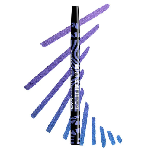 NYX Professional Makeup x Beetlejuice Pinstripe Duo Liner Black + Purple Chrome