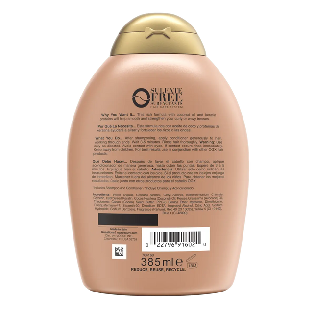 OGX Beauty Ever Straight Brazilian Keratin Smooth Conditioner