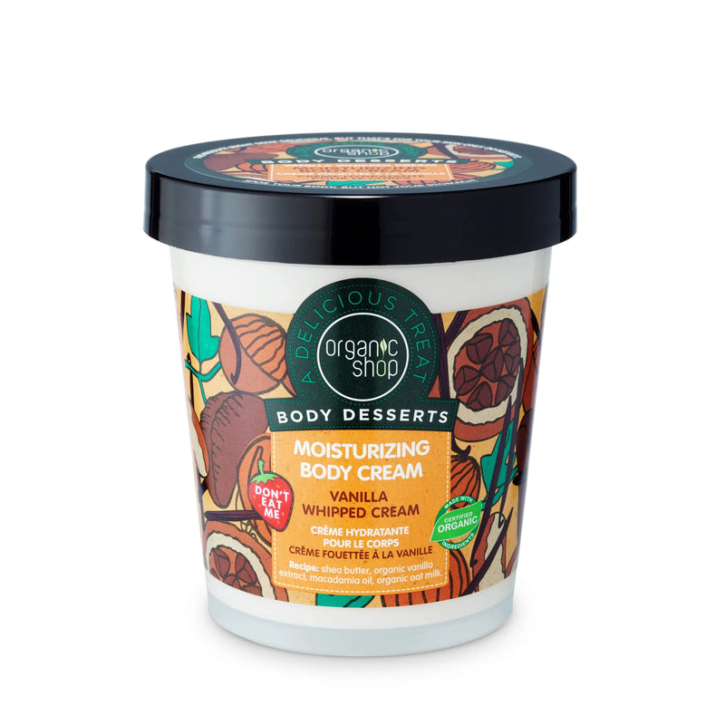 Organic Shop Body Desserts Vanilla Whipped Cream Moisturizing Body Cream