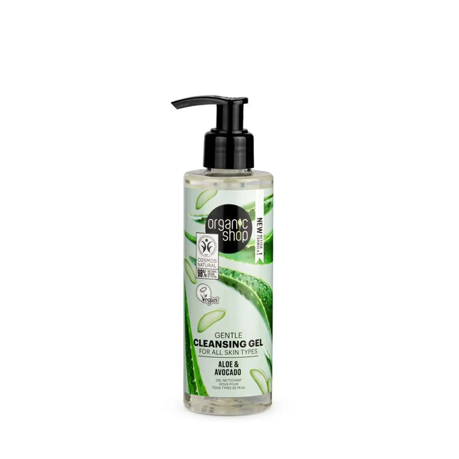 Organic Shop Gentle Cleansing Gel Avocado & Aloe