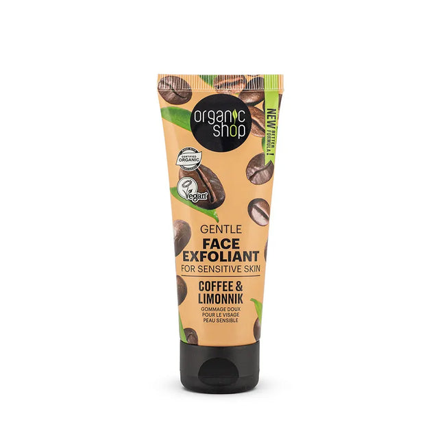 Organic Shop Gentle Face Exfoliant Coffee & Limonnik