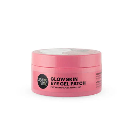 Organic Shop Glow Skin Eye Gel Patch Berry Iced Tea & Antioxidant