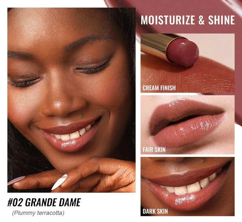 Oulac Moisture Shine Lipstick 02 Grande Dame