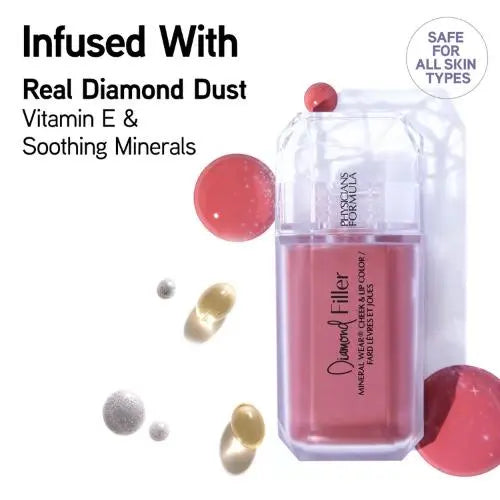 Physicians Formula Diamond Filler Cheek&Lip Color Radiant Pink