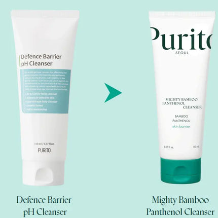 Purito Purito Mighty Bamboo Panthenol Cleanser