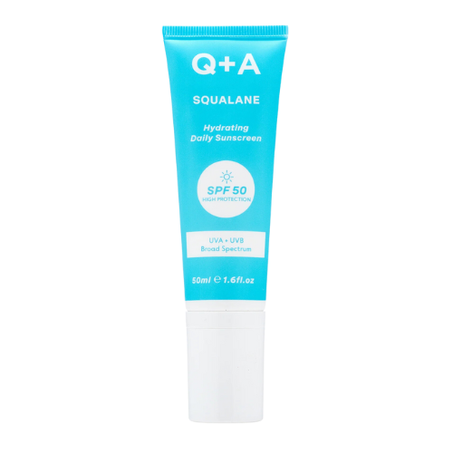 Q+A Squalane Hydrating Face Sunscreen SPF 50