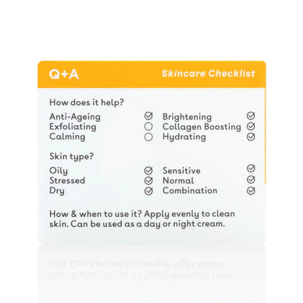 Q+A Vitamin C Radiance Face Cream