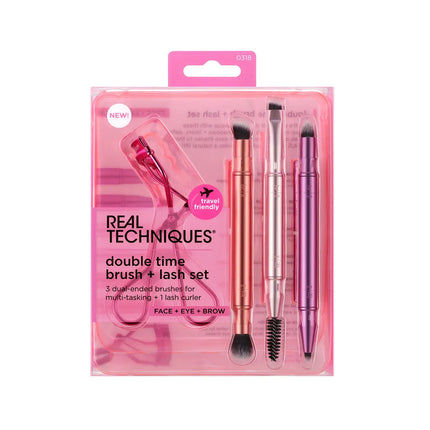 Real Techniques Double Time Retractable Brush Set