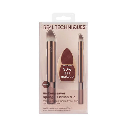 Real Techniques Makeup Saver Sponge + Brush Trio