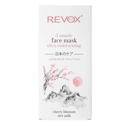 Revox Japanese Ritual 3 Minute Ultra Moisturizing Face Mask