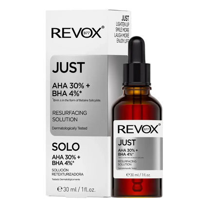 Revox Just Aha 30% + Bha 4% Resurfacing Solution