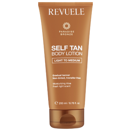 Revuele Self Tan Body Lotion Light to Medium