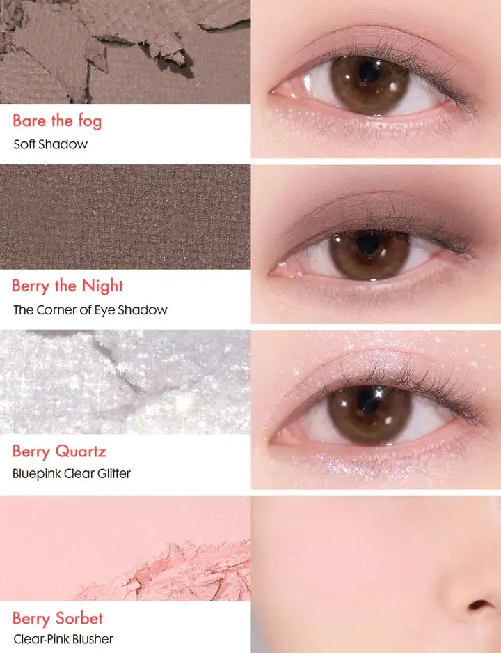 Romand Bare Layer Palette 02 Strawberry Mood
