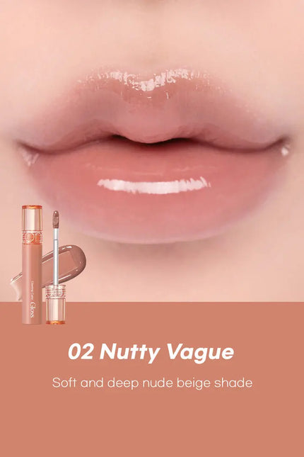 Romand Glasting Color Gloss 02 Nutty Vague