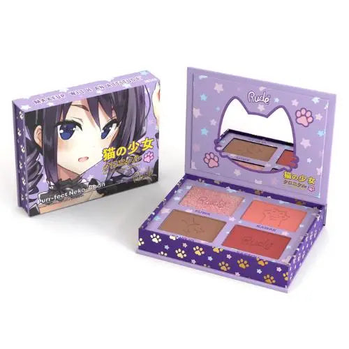 Rude Cosmetics Manga Collection Face Palette Purr-fect Neko-Chan