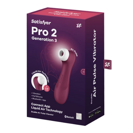 Satisfyer Pro 2 Generation 3 App Controlled Wine Red