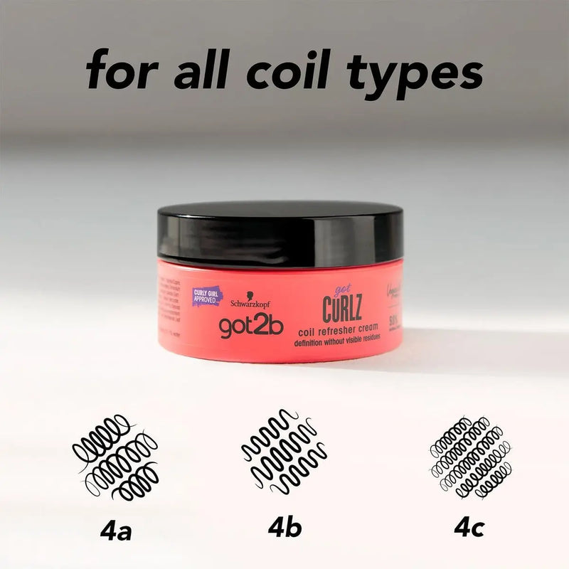 Schwarzkopf Got2b Curlz Coil Refresher Cream