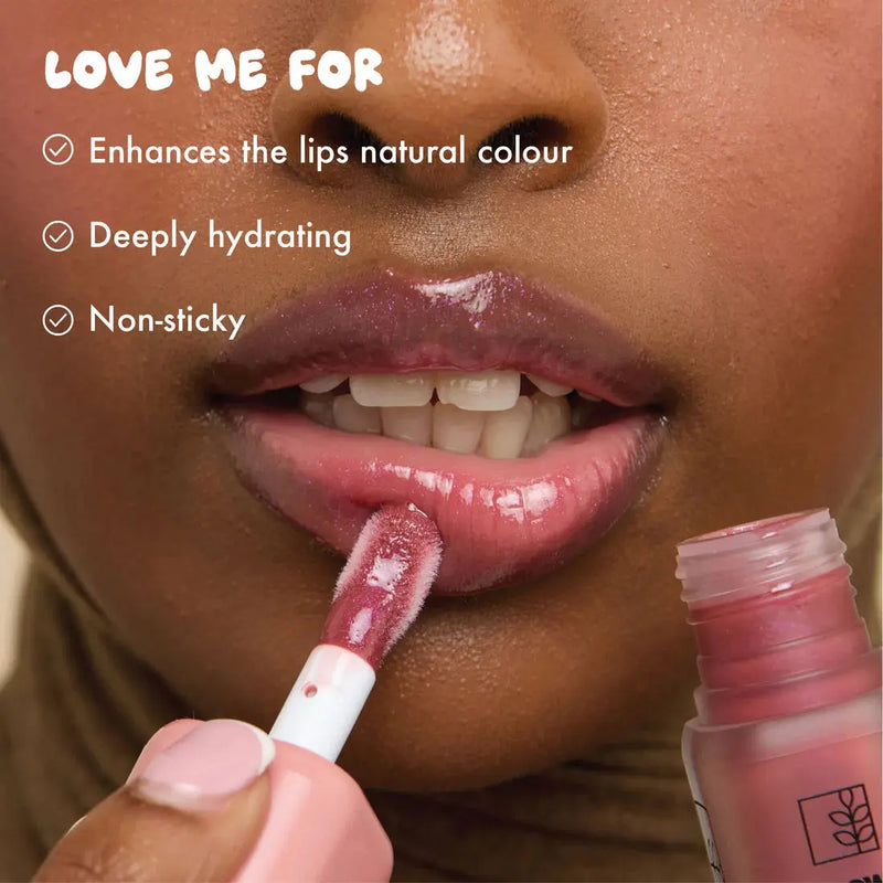 The Beauty Crop Glow Milk Lip Oil Fudge
