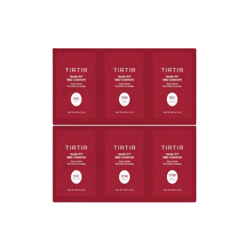 TIRTIR Mask Fit Red Cushion 6 Shade Trial Kit Medium