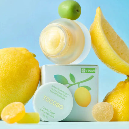 Tocobo Lemon Sugar Scrub Lip Mask