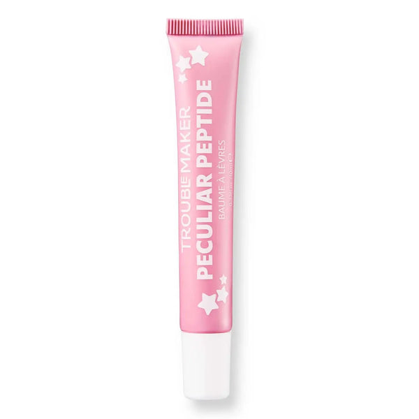 Trouble Maker Peculiar Peptide Shimmer Lip Balm Birthday Cake Pink