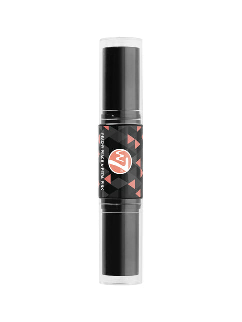 W7 Cosmetics Blusher Stick Peachy Peach & Petal Pink