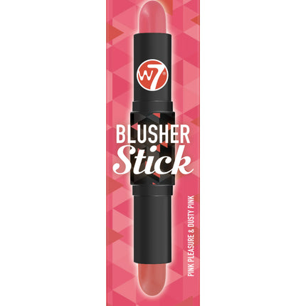 W7 Cosmetics Blusher Stick Pink Pleasure & Dusty Pink