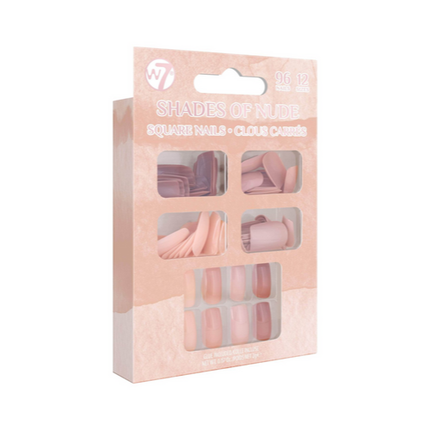 W7 Cosmetics Shades of Nude 96pcs Nails Set