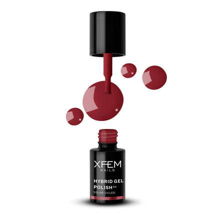 XFEM Hybrid UV/LED Gel Polish 262 Bordeaux