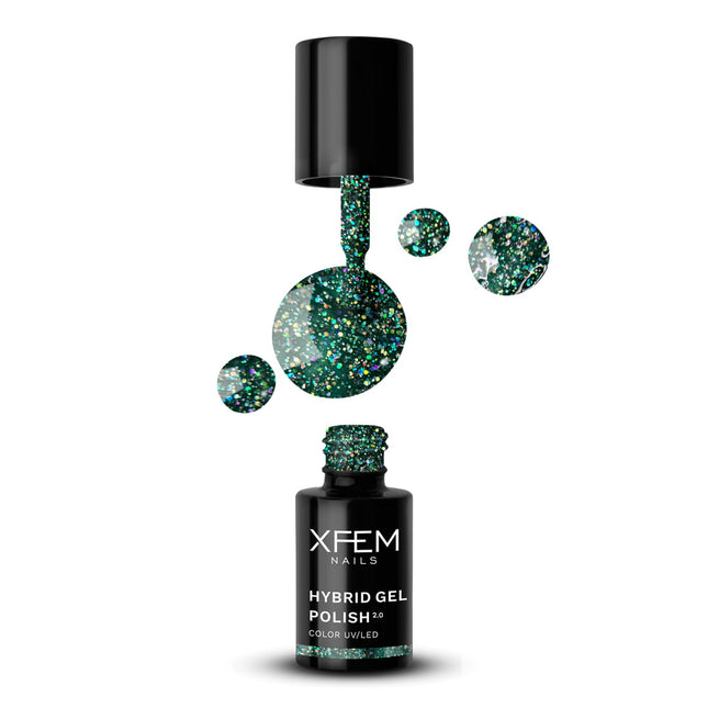 XFEM Hybrid UV/LED Gel Polish 266 Emerald