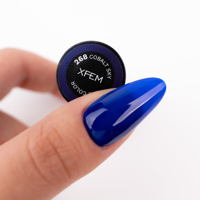 XFEM Hybrid UV/LED Gel Polish 268 Cobalt Sky