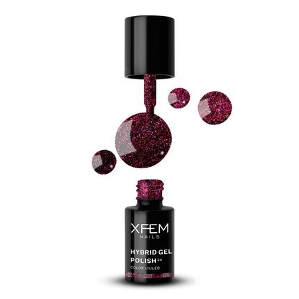 XFEM Hybrid UV/LED Gel Polish 269 Plum Shine