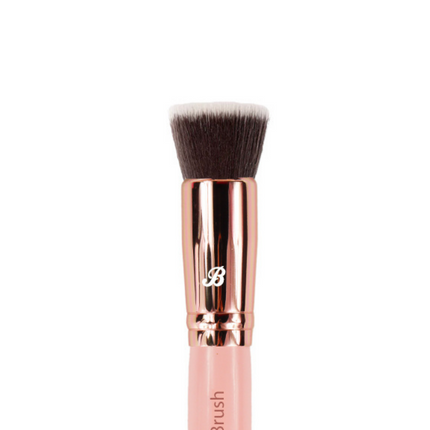 Boozyshop Pink & Rose Gold Flat Top Buffing Brush