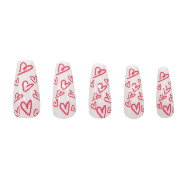 Boozyshop Press On French Nails Sweethearts